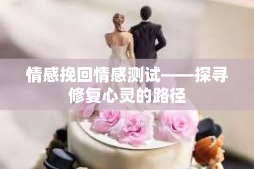 情感挽回情感测试——探寻修复心灵的路径