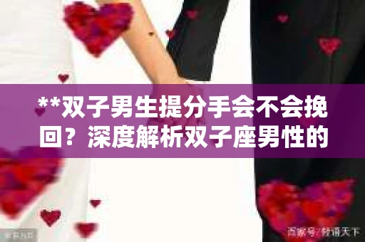 **双子男生提分手会不会挽回？深度解析双子座男性的情感决策**