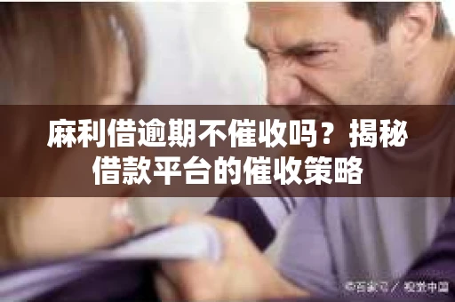 麻利借逾期不催收吗？揭秘借款平台的催收策略