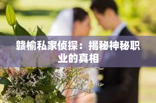 赣榆私家侦探：揭秘神秘职业的真相