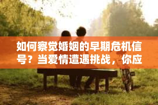 如何察觉婚姻的早期危机信号？当爱情遭遇挑战，你应该怎么办？