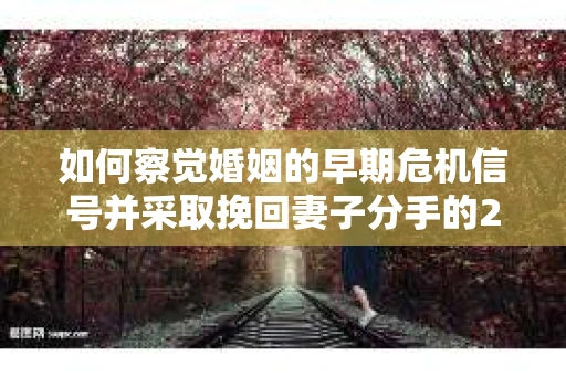 如何察觉婚姻的早期危机信号并采取挽回妻子分手的21天法则? 如何察觉婚姻的早期危机信号并采取挽回妻子分手的21天法则?