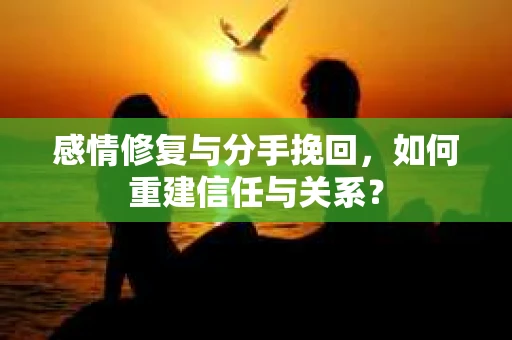 感情修复与分手挽回，如何重建信任与关系？