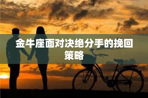 金牛座面对决绝分手的挽回策略
