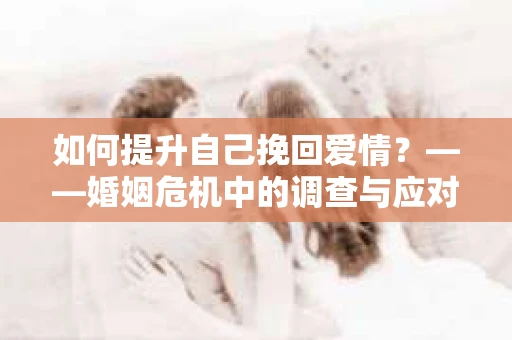 如何提升自己挽回爱情？——婚姻危机中的调查与应对策略