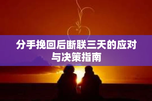 分手挽回后断联三天的应对与决策指南